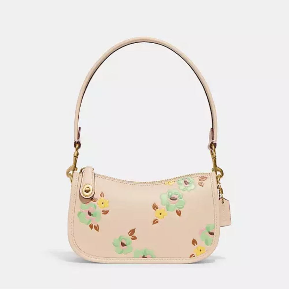Coach Swinger Bag 20 With Floral Print